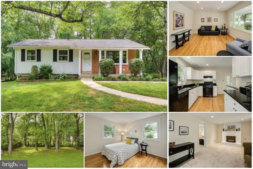 Home sweet home! This 4 bedroom, 2 bath home in the heart of Fairfax is updated & move-in ready. Sunny & bright with beautiful hardwood floors, new carpet, upgraded kitchen, granite & recessed lights. Walk-out basement features in-law suite, rec rm & cozy gas fireplace. Large fenced yard with patio backs to trees. Nice outdoor space for playing, gardening or relaxing. Located near shops & GMU.