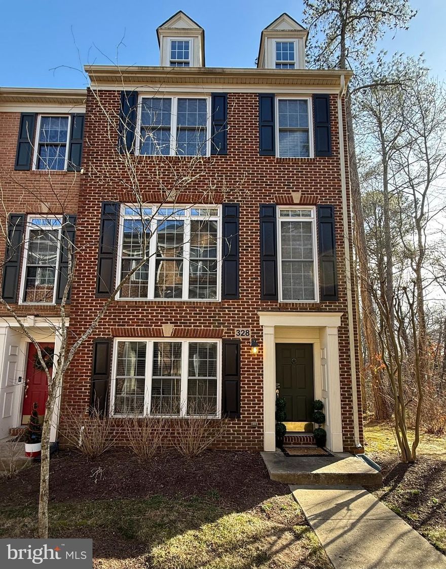 Big price reduction for this beautifully maintained 3 level end unit garage townhome in the sought after community of Admirals View. This sunny and spacious 3 BR, 4 BA residence offers the perfect combination of comfort, style and convenience. Step inside to find gleaming hardwood floors on lower and main levels, complemented by neutral carpeting on  the upper level. The bright, open kitchen features granite countertops, stainless steel appliances, abundant cabinetry, laundry, and a French door leading to the deck, ideal for morning coffee. 

Thoughtful details are found throughout including elegant millwork, decorative windows and custom window treatments. The lower level provides additional living space and gas fireplace, perfect for a family room, home office or guest area. Situated in a quiet, secluded townhome community yet conveniently located off Admiral Cochran  Drive, this home offers easy access to commuter routes, shopping, dining and all that Annapolis has to offer. A rate opportunity to own a stylish, well appointed home in a prime location. Don't miss out.