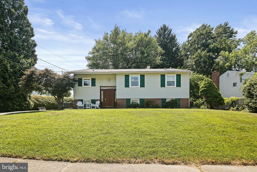 Great Glyndon house on a fabulous lot in one of the best locations in the neighborhood. This 4bd 1.5ba home has hardwood floors and a gorgeous light filled all season sun room addition with vaulted ceilings. The main level boasts crown molding  and the lower level is totally finished to include a fantastic family room with a wood burning stove, a 4th bedroom and an office. Convenient and Tucked Away!