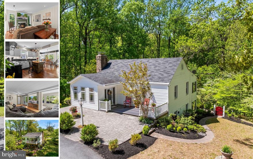 Welcome to 5470 Huntingtown Rd—a timeless and charming rambler tucked away in peaceful solitude in Northern Huntingtown. Surrounded by mature trees and natural beauty, this home offers the privacy you’ve been looking for while still keeping you close to everything Southern Maryland has to offer.
From the moment you arrive, the setting stands out… quiet, serene, and perfectly positioned to take advantage of stunning sight-lines from every angle. Inside, you’re greeted by an elegant foyer that opens into a warm, inviting layout filled with natural light. Large windows frame the outdoors beautifully, while gleaming hardwood flooring flows throughout the main level.
The cozy living room creates the perfect space to unwind, while the spacious dining area is ideal for gatherings and everyday living. The updated kitchen features crisp white cabinetry, newer appliances, and high-end countertops—designed to be both functional and stylish.
Step outside and you’ll find one of the home’s true highlights… an expansive tree-lined deck that feels like your own private retreat—perfect for morning coffee, evening entertaining, or simply enjoying the peaceful surroundings.
The deluxe primary suite offers a comfortable escape with a walk-in closet and attached ensuite bath. Additional main-level spaces are generously sized, continuing the home’s bright and airy feel.
The finished lower level adds incredible flexibility, featuring full daylight windows, a large additional bedroom, a beautiful sunroom, and plenty of storage. Whether you need guest space, a home office, or recreation area, this level delivers. A lovely patio extends the outdoor living even further.
If you’ve been searching for charm, privacy, and a setting that truly feels like home—this is it.