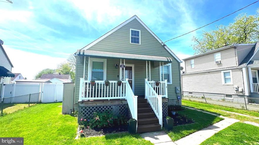 Charming, move-in ready Cape Cod offering low-maintenance living and great potential! Step into a spacious and bright living room that welcomes you home, featuring updated flooring throughout and a comfortable, inviting feel. The main level includes two well-sized bedrooms and a beautifully updated full bath. Enjoy the convenience of an updated kitchen with ample cabinetry and space for a table—perfect for everyday meals. A covered front porch adds even more charm and a perfect spot to relax. A pull-down attic provides easy access for storage and offers an excellent opportunity to be finished or renovated for additional living space. The unfinished basement provides excellent flexibility and is currently being used as additional living space—ideal for a rec room, home gym, or hobby area.
Step outside to a partially fenced backyard with low-maintenance vinyl privacy fencing, along with a covered space perfect for outdoor dining and grilling. A standout feature of this property is the oversized two-car garage—perfect not only for parking, but also as an incredible entertaining space. With garage doors opening to both the driveway and backyard, plus a convenient half bath and mini-split system for year-round comfort, it’s ideal for gatherings, hobbies, or game days. This home offers the perfect blend of indoor comfort and outdoor enjoyment.

This home offers the perfect combination of comfort, functionality, and future potential
