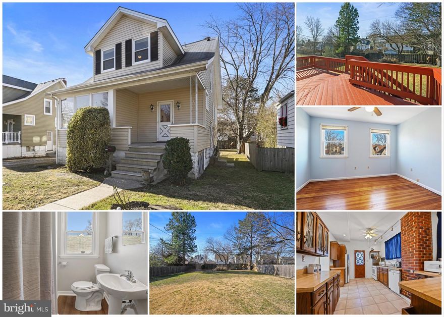 Charming house. Fresh neutral paint, updated bathroom and windows. Three bedrooms,  1 full bath, driveway, covered front porch, adorable yard and deck.  Home is Where Your Story Begins!
