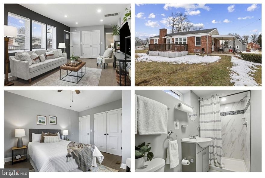 This home could be yours before Spring! Seller is open to assisting with closing costs. 3815 N Rogers Ave combines thoughtful and versatile living, show-stopping finishes, a fully finished basement, two outdoor living spaces, and off-street parking on a uniquely advantageous lot just a stone’s throw away from the Baltimore County line! Enter the front door and you’ll be swept away by the light-filled, open floor plan! At the heart of the home, your gourmet kitchen is as functional as it is stylish with its sprawling countertops, 42” cabinets providing abundant storage space, modern tile backsplash, and upscale stainless steel appliances! The adjacent room is spacious and flaunts space for a formal dining area and living room. Three large bedrooms with ample closet space and a remodeled full bathroom round out the main level. Below, the finished basement is a true highlight—accessible from both interior and private side entrances, it boasts an oversized living room, fourth bedroom, well-appointed full bathroom, and laundry area. Use it for a home theater, home gym, or separate space for a roommate, guests, or in-laws! Equally as impressive as the interior is the exterior – enjoy a large, flat yard without any homes currently directly behind it, space to park your vehicles, a charming covered front porch, and a sunny side deck. With all this home has to offer, you may never want to leave, but when you do, you’re conveniently located within a mile of the Baltimore County line, keeping this home in easy reach of modern conveniences including a Shop Rite grocery store, Home Depot, an array of restaurants, and commuter routes! Don’t let this one slip away; schedule a showing today!