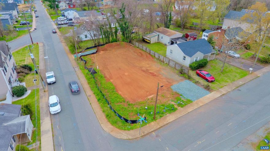 Unlock the potential of this piece of land nestled in the heart of Belmont. This vacant lot presents an exceptional opportunity for developers, investors, or homeowners looking to create their dream home or homes in the city. This corner lot can accommodate a total of three units or six affordable housing units, with each being subdivided into its own parcel.  Situated in the vibrant Belmont neighborhood, residents will enjoy easy access to a plethora of amenities, including boutique shops, restaurants, and parks. With its proximity to downtown Charlottesville and major transportation routes, convenience is at your doorstep.  With Charlottesville's thriving real estate market and growing demand for housing, investing in this versatile land offers the potential for significant returns. Capitalize on the rising property values and seize the opportunity to shape the future of Belmont's landscape.  Embrace the freedom to design and construct multiple homes on individual parcels, tailored to your preferences and specifications. This blank canvas awaits your creative touch.  Lot Size is 60'x136'
