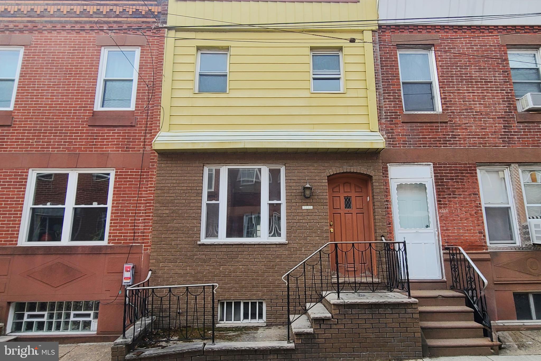 Three bedroom South Philly Row one block from Broad St! Excellent opportunity for an owner-occupant or savvy investor looking for a solid home remodeling project. In walking distance to some of the city’s best amenities. Minutes from Center City, close to public transportation, major highways, schools, shopping centers, and more. Property being sold As-IS. Buyer is responsible for full transfer tax & U&O. No utilities on.