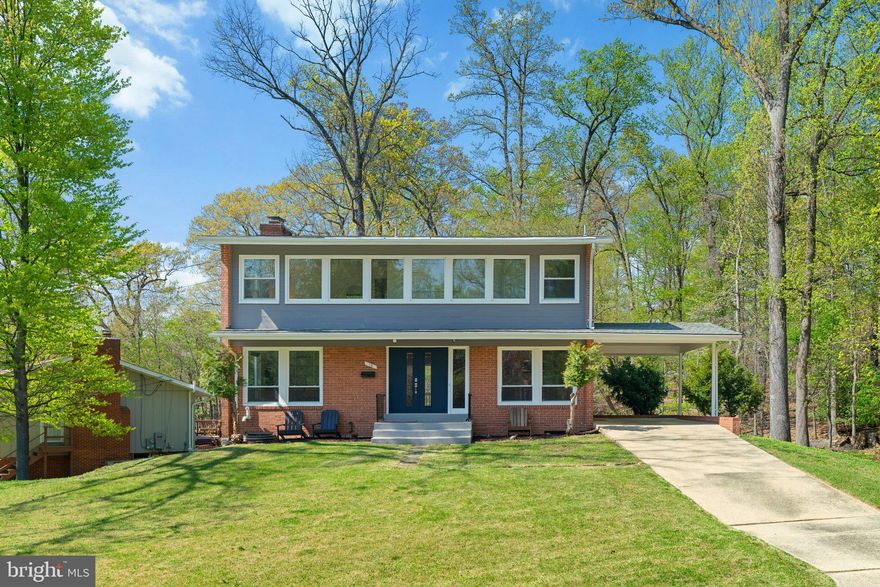 Bright and serene mid-century modern home in a quiet cul-de-sac, surrounded by mature trees and woods. This home features a spacious, open layout with a floating staircase, updated kitchen and bathrooms, abundant natural sunlight, hardwood floors, and a walkout lower level with a wood-burning stove—ideal for entertaining. The home has been thoroughly updated and renovated with clean, modern touches, making it completely move-in ready and low-maintenance for years to come.



Located within a 5-minute walk to elementary and middle schools, a 10-minute walk to the neighborhood swimming pool, and a 20-minute walk to the FDA campus. Just a 30-minute drive to downtown Washington, D.C. or Northern Virginia, and less than a 20-minute drive to Bethesda, College Park, Columbia, and Rockville. Conveniently close to many grocery stores, restaurants, shopping, and parks in the area.

This home is truly a gem—a must-see!



Key Updates and Improvements

·  New roof (2018)

·  New HVAC system – Carrier A/C and Trane gas furnace (2018)

·  Refinished solid white oak hardwood flooring (2018)

·  Electrical heavy-up to 200 amps  (2018)

·  New attic insulation (2019)

·  All 30 windows replaced with energy-efficient, double-pane low-E glass (2020)

·  New steel front and kitchen doors (2020)

·  Bathrooms renovated with grout-free Jacuzzi Bath Remodel systems (2023)

·  New Rheem gas water heater (2023)

·  New deck (2025)