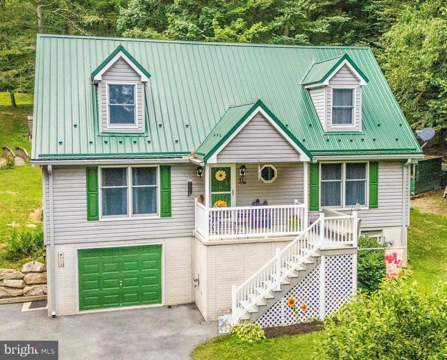 PRICE REDUCTION. MOTIVATED SELLERS. HUNTERS DREAM! Nested deep in the woods in Fairfield this 8.15 acre property borders state game land. Built in 2002, this home boasts 3-4 bedrooms, 3 full baths with a ready to be finished basement. Some fresh neutral paint colors, modern flooring and LED lighting can easily brighten up the home.  First and second floor ensuite bedrooms.  The second floor balcony overlooks the living room.  Unique bedroom or office on the second floor has some very cool rustic features. There's an additional cabin like structure that was being constructed on the grounds to be used as man cave and is ready for the new owner to  finish to their likings.  Deer, turkey and other wildlife are abundant and come to drink out of the stream that runs through part of the property.   Shed, chicken coop, pellet stove and woodstove conveys.