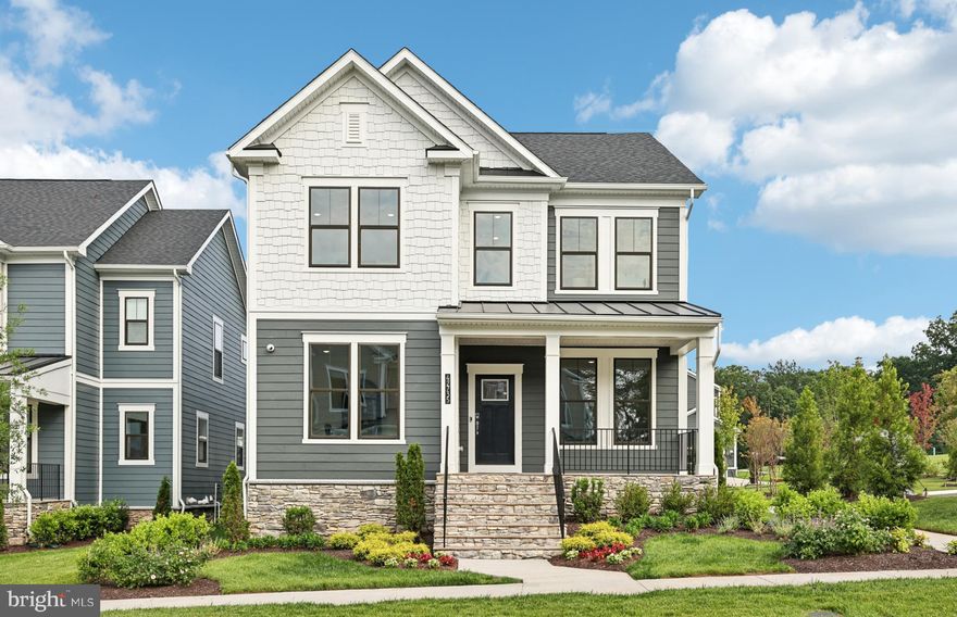 This Portland model is now available to make it your new home. With its deep front stone capped porch, you can enjoy relaxing and saying hello to your neighbors and friends.  As you enter the foyer, you are flanked by a study with French doors and a formal dining room. The kitchen is gorgeous and open to the café and the sunlit gathering room with a beautiful electric fireplace. There is a Trex deck with stairs to a stone patio and pergola.  As you enter from the two-car garage, there is a boot bench, cost closet, and private deck area. Enjoy the separate stairs to a private loft bedroom with a full bathroom that has a tile shower and bench seat as well as a walk-in closet and separate water heater and HVAC system.  Off the gathering room are hardwood stairs to the main second floor with 4 bedrooms, 3 bathrooms, and the laundry room. The owner’s suite features a trey ceiling, two walk-in closets, and a beautiful bathroom with a walk-in shower with two shower heads. Looking for more entertaining space, the Portland has a basement rec room with a wet bar, an additional bedroom and a full bathroom with a shower that has a bench seat.  There are many features that are included in this model home such as in ceiling speakers in the rec room, kitchen, café, gathering room, upstairs hall, and owner’s bedroom.