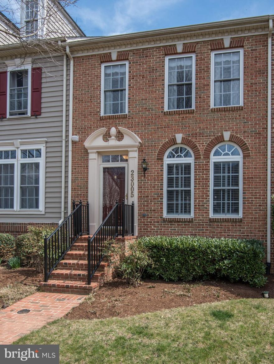 ** Meticulously maintained townhouse in great community w/many activities +amenities; move-in condition with many upgrades, plantation shutters, cherry wood cabinets,decorative backsplash. Upgraded Master Bath, master walk-in closet with Elfa closets, fresh paint, newer hardwood floors and new carpets lower level.Large  patio w/pavers.Garage w/built-in storage.Just beautiful!! NOT TO MISS!!!