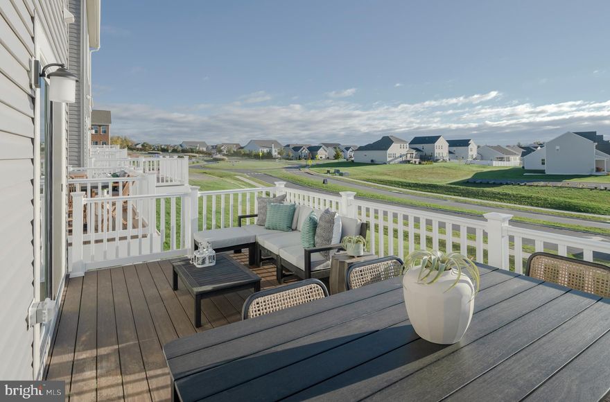 New end unit 3-level townhome in sought-after Norborne Glebe! Spacious smart home with finished lower level rec room, beautiful kitchen with stainless steel appliances, granite counter tops, 3 pendant lights above kitchen island, 1-car garage, washer/dryer package, spacious deck and more! Call our Lennar New Home Consultants to schedule a tour today. This home won't last long! 
Delivery August 2023