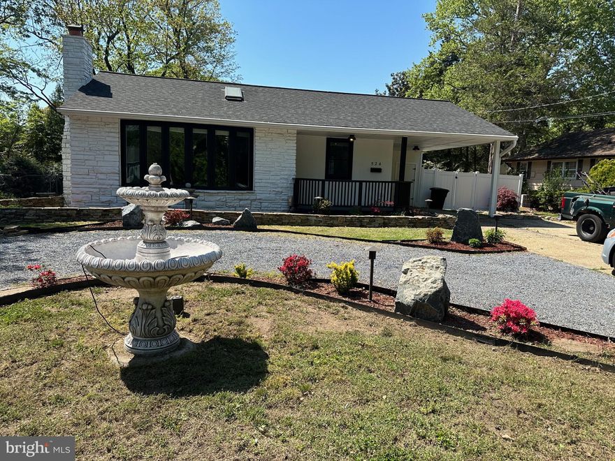 Completely Renovated Rancher in the Heart of Severna Park! This stylish and move-in-ready home features an open floor plan and a stunning kitchen with 42" cabinets, granite countertops, a large center island, and stainless steel appliances. Gorgeous hardwood floors run throughout the home, complemented by a cozy fireplace and remote-controlled skylights that fill the space with natural light. The beautifully updated bathroom includes sleek ceramic tile and a glass-enclosed shower. Enjoy outdoor living on the covered front porch or entertain guests on the spacious rear deck overlooking the fenced backyard—complete with a storage shed. The property also offers a carport and plenty of additional parking. Professionally renovated in 2018, this home is just steps from everything—shopping, dining, bars, gym, library, B&A Trail, and top-rated Severna Park schools. A perfect blend of comfort, convenience, and modern design—don’t miss your chance to make it yours!