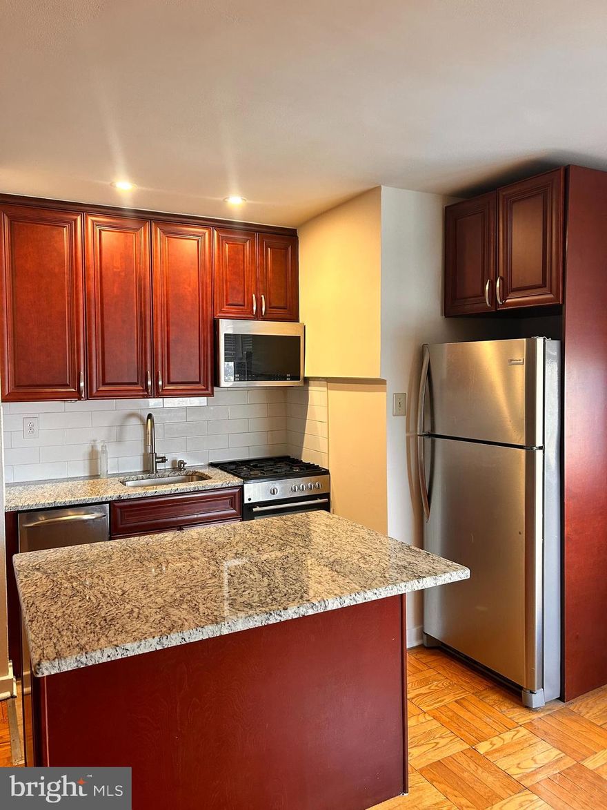 Welcome to 2601 Pennsylvania Avenue, Unit 1027— a bright and spacious studio in the highly sought-after Parkway Condominiums. Situated on the 10th floor, this unit is filled with natural light and offers beautiful view, a  newer extended kitchen featuring cherry cabinets, granite top , stainless steel appliances including a microwave, parquet hardwood floors, large closets, a ceramic tiled bathroom, an in-unit washer & dryer, and individually controlled AC & Heating. Located in the vibrant Art Museum District, this unit places you just steps from the Philadelphia Museum of Art, scenic Kelly Drive, and the charming cafés, restaurants, and shops that define the Fairmount neighborhood. It’s city living at its most convenient and connected Condo fee includes water, sewer, gas, 24 hour lobby attendant, access to beautiful fully equipped fitness center, access to a  state of the art community room and a complimentary bus shuttle service to Center City daily.