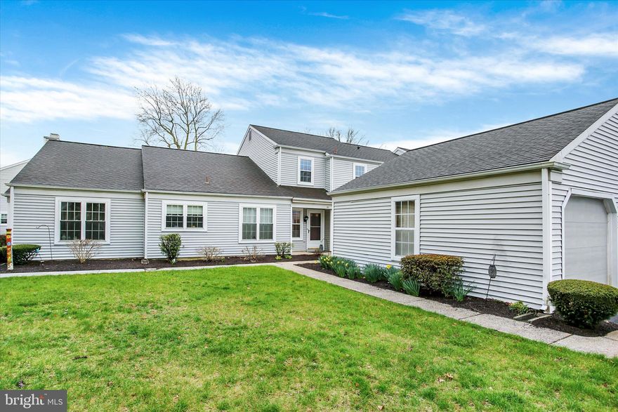 Highly sought-after townhome in the desirable Rockledge community. This home was previously used as the HOA office.  The layout includes two bedrooms, one and a half baths, and an eat-in kitchen and a dining area that is open to a spacious living room featuring a gas fireplace. The large primary bedroom has direct access to the full bath and the laundry is  conveniently located on the bedroom level.  Additional highlights include a one-car detached garage, ample overflow parking.  The location is Prime with it being close to the entrance of the community for easy access, and it opens to lovely green space providing privacy. Conveniently situated close to grocery shopping, dining, and healthcare facilities. Heating and AC only 10 years old and windows and patio door 6 years old.   Needs flooring and paint.  Priced so that someone can make improvements to their taste and have instant equity.  Open house Saturday 1-3 pm