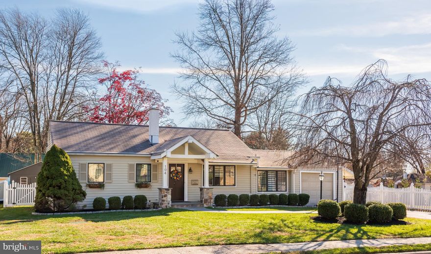 Welcome to 104 Gable Road, a gorgeous, meticulously maintained  three-bedroom home on a large corner lot in the highly sought-after Paoli Gardens  neighborhood.  Located within the Great Valley School District, this exceedingly rare opportunity to own a tastefully updated home on a prime lot in an established neighborhood. A craftsman-style covered front porch welcomes you into the charming living room, complete with custom built-ins and cleverly designed cubbies. The open-concept dining area flows seamlessly into a spacious kitchen featuring quartzite countertops, a subway tile backsplash, stainless steel appliances, and tons of cabinet space. A versatile den/home office located off the living room is ideal for remote work, homework, or a media room. Three generously sized bedrooms are serviced by a beautifully renovated hall bathroom, which is finished with custom tile work, a double vanity, a deep soaking tub, and a frameless glass shower. The finished basement offers a terrific play area or additional family room—perfect as a media space, recreation area, or “man-cave/woman-cave."  A doorway off the kitchen leads to the outdoor space of this terrific home. The fieldstone patio is the  ideal setting for grilling, relaxing  entertaining and al fresco dining. The huge fenced yard with a dedicated garden area and separate storage shed is perfect for pets and play.  Additional highlights include a true one-car garage, gleaming hardwood floors, recessed lighting, and thoughtful updates throughout. 104 Gable Road is a bright, cheery, updated, and exceptionally well-maintained home in a prime location.  A true gem located close to the shops, restaurants, and trains of The Main Line. This is the one you’ve been waiting for. Welcome home!