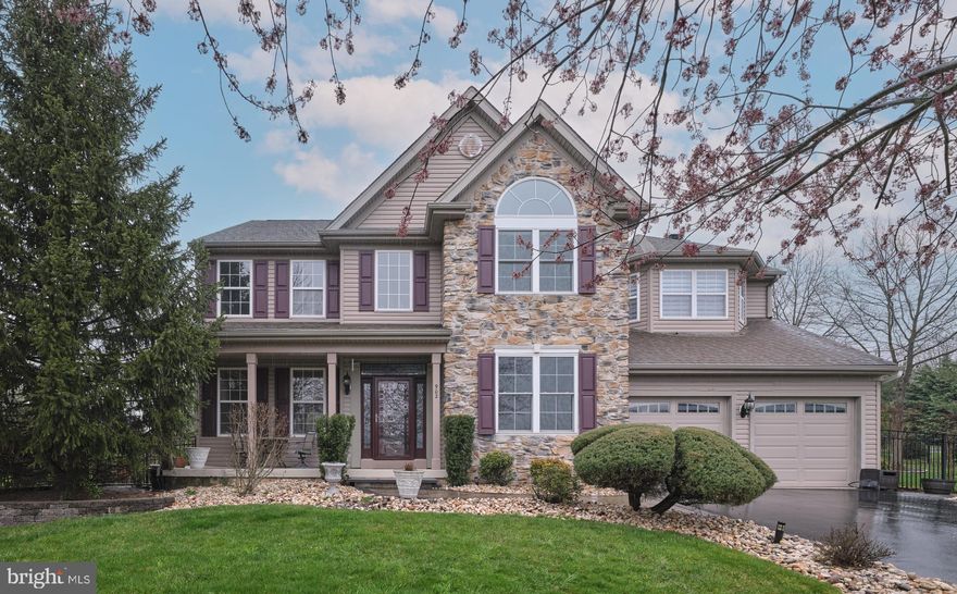 902 Adam Ct in the sought after neighborhood of North Pointe, New Hope, PA. Situated on a peaceful cul-de-sac, this remarkable residence offers a harmonious blend of elegance and comfort, destined to exceed your expectations.
Step into the Large foyer of this 4 Bedroom 3 1/2  bath home with over 3300 sq ft of living space. From the gleaming hardwood floors to the exquisite molding, each element adds to the home's undeniable charm. The expansive kitchen, complete with island seating and a breakfast room, seamlessly flows into the inviting family room with a wood burning  fireplace. Formal entertaining is effortless with the gracious living and dining rooms, as well as a convenient office space with built in cabinetry. Upstairs the Owners suite offers a sitting room, large bedroom. two walk in closets and a large owners bathroom with soaking tub, dual vanity and shower.



Venture downstairs to discover additional luxury living space – an expansive, fully finished basement designed for both relaxation and entertainment. Indulge your guests at the impressive full bar/kitchenette, featuring pristine white cabinetry, quartz counters, sink, refrigerator and dishwasher. Movie nights are elevated in the media room, while a full bath ensures comfort and convenience for all.

Outside, a private oasis awaits, beckoning you to unwind and entertain in style. Enjoy alfresco dining on the spacious trek deck beneath a charming pergola, gather around the built-in firepit on cool evenings, or showcase your culinary skills at the outdoor grill station – all within the confines of the fenced yard.

Nestled in the sought-after North Pointe neighborhood, this home offers the perfect blend of tranquility and convenience, with New Hope just a short walk or bike ride away. Plus, benefit from access to the esteemed New Hope Solebury School District.