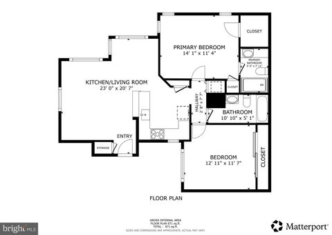 Tiny photo for 14042 Vista Drive #109A, LAUREL, MD 20707 (MLS # MDPG2198704)