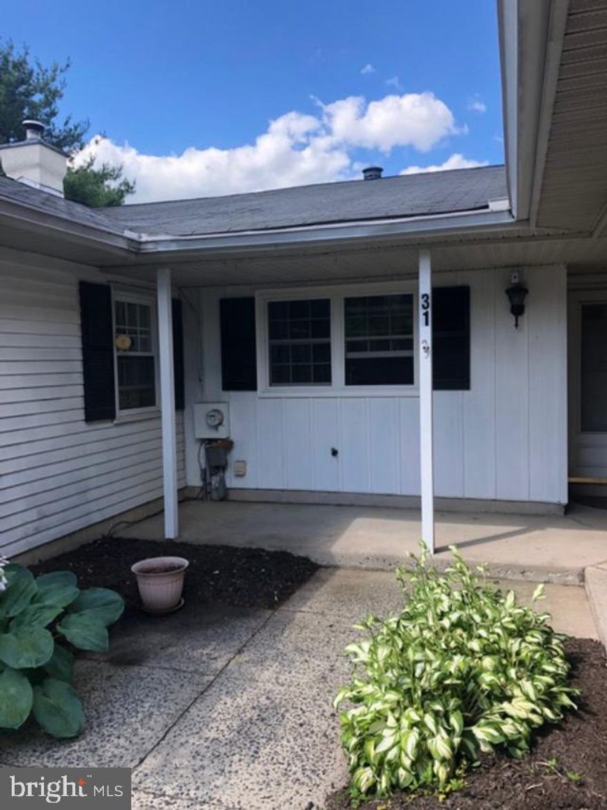 Beautifully totally renovated Ranch Style Townhouse. Everything new!!! 3 bedrooms 2 full baths. Main bedroom has a walk in closet and a deck off the sliders.  Kitchen has granite and stainless appliances. Open concept to dining and living area. Off the family room is a nice new patio. New High efficent Heat pump. Owner pays HOA fees. This includes a 1 car garage and 1 spot parking.  Don't miss this beautiful Townhouse.