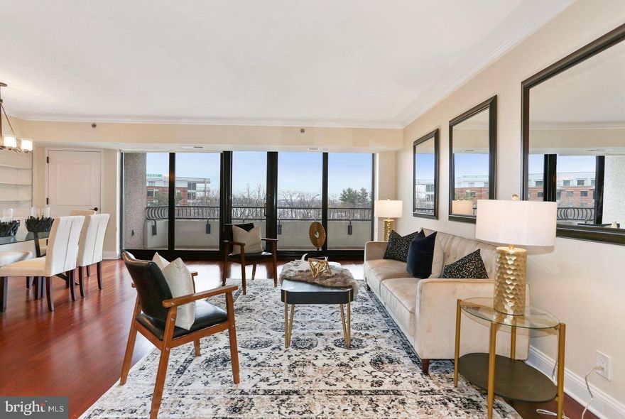 Situated in the heart of National Landing (Crystal City), a rare opportunity to rent in this beautifully remodeled 2BR/2BA condo. Designer finishes include elegant crown moldings, custom cabinetry, custom light fixtures, and floor-to-ceiling windows that extend to an expansive balcony accessible from every room in the unit. Each entryway is outfitted with retractable screens which enhance the pleasure of enjoying the fresh air, especially in the spring and fall. The brand new Chef's kitchen boasts smart design cabinetry, a spacious pantry, granite countertops, glass backsplash, and stainless steel appliances including a Kenmore Elite oven, combination microwave and convection oven, LG refrigerator, and Peruvian bronze fixtures. An elegant wet bar and cabinet complement this dream kitchen. The tranquil Owner's Suite features fresh paint, custom Elfa closet in addition to a second walk-in closet. The Waterford House offers a boutique living experience with lovely amenities including a 24-hour concierge service and security monitoring, fitness center, party room, storage unit, and controlled access garage parking. Residents of Waterford House enjoy the peace of mind of having an on-site building manager and a full-time building engineer with a 24-hour emergency response maintaining the integrity of the building. Urban village charm matched with great walkability and close proximity to a wide variety of shops and restaurants including Whole Foods, Costco, Pentagon City Center, PC Fashion Mall, the Pentagon Row, Harris Teeter and so much more. When combined with the arrival of Amazon's HQ II and National Landing, this area is the central place to live.