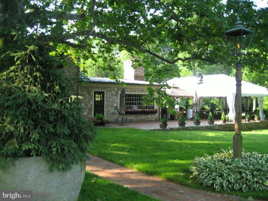 PLEASE DO NOT SPEAK WITH ANY OF THE EMPLOYEES.  Turnkey operation including real estate, business, liquor license, up-dated kitchen and equipment, furnished bed and breakfast and owners' living quarters.   Beautiful dining rooms, catering area, lounge, out-door dining and catering. Stone grist mill on property that could also be renovated.  Active business and all appointments must be through listing agent.  Confidentiality agreement required.