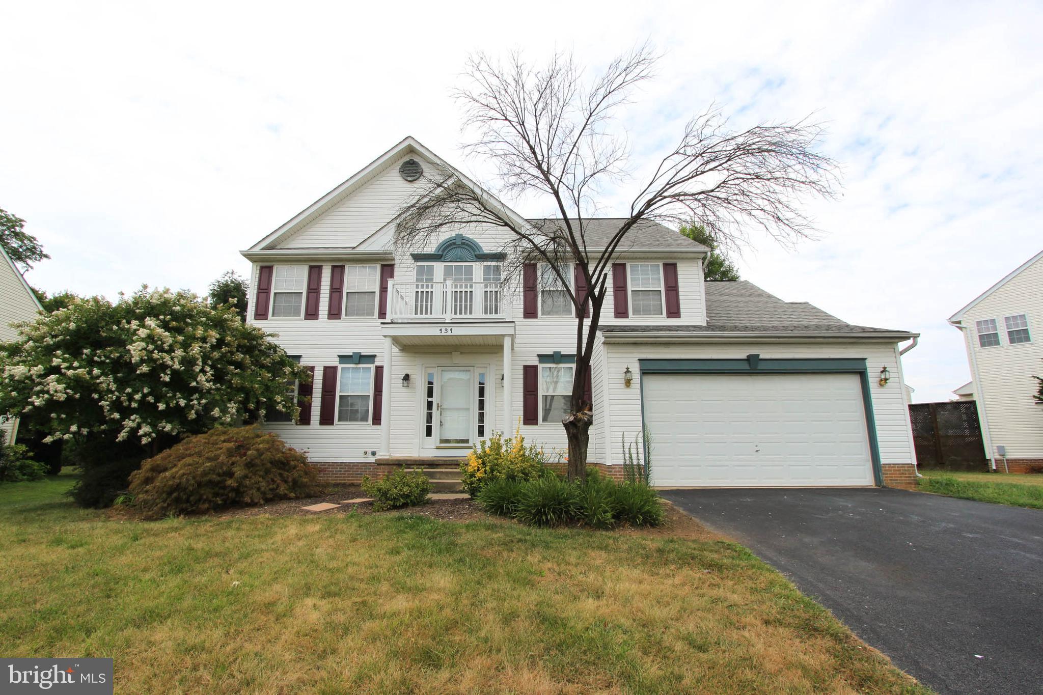 This large 4 bedroom 2.5 bathroom colonial is located in Locust Hill subdivision. It features an open kitchen with island, separate dining room, and breakfast nook/sunroom. Family room and living room offer additional entertainment space with access to a beautiful back deck. Master bedroom comes with a walk-in closet, vault ceilings, and a private bath with soaking tub. Washer and dryer is located one the first floor. Unfinished basement for plenty of storage space, as well as a 1 car garage. Pets are case by case basis. EHO. Please call or email Christine for a showing. Please complete the Rental Referral Agreement for commission disbursement.