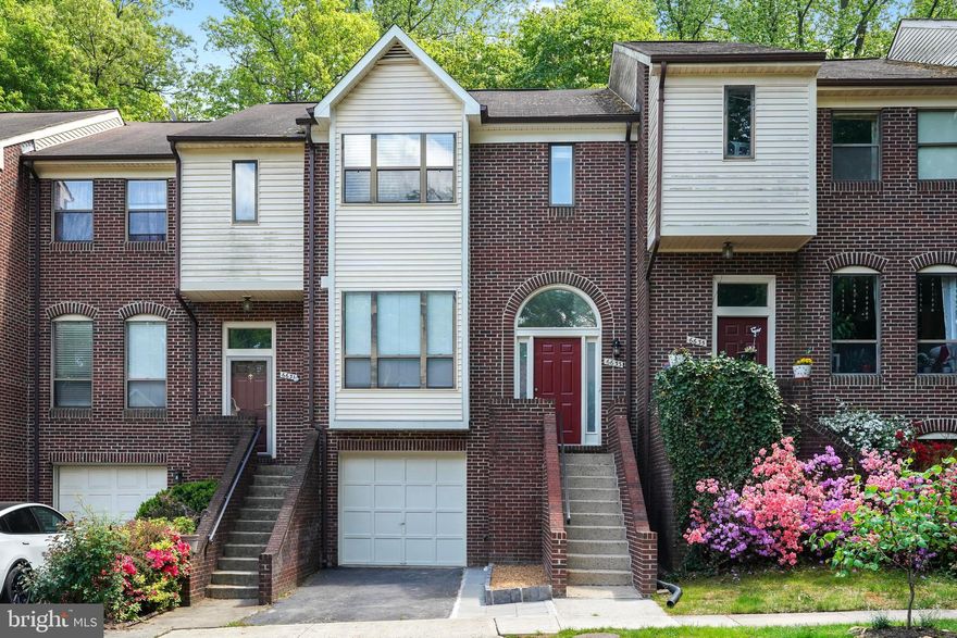 Well-maintained, bright, and airy TH in a nice, settled neighborhood.  The house backs onto trees.  High ceiling, large windows, eat-in kitchen, separate dining and living room on main level.  Full walkout Recreation room, laundry, and one-car garage on the basement. A large deck that backs to the trees will make you feel like you are in a resort.  New flooring throughout the house.  Plenty of guest parking front of the house.
Must see to appreciate.