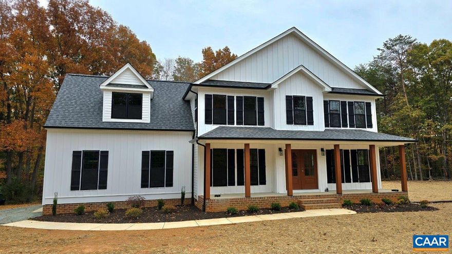 TO BE BUILT! STILL TIME TO MAKE YOUR OWN SELECTIONS!  Ask about $7,500 in Seller Paid Closing Costs! The Ross model with upgrades galore both inside and out! The welcoming front porch boasts a French door with 3/4 glass, iron porch railings, 8" stained columns, wide window trim with Colonial Barn window grids, stained columns, dormer, and a side load garage with opener. Interior upgrades include great room with extra windows, LED lights, and ceiling fan, Dining room with craftsman trim package, upgraded kitchen with stainless appliances and farmhouse sink, granite counters, 2x6 island with overhang, 2 drawer stacks and pendant lights, 36" Tier 2 cabinets, breakfast nook leading to the 10x14 deck. Laminate flooring throughout the main level. The oak stairs lead you up to the primary with ceiling fan, extra window, leading to the ensuite bath with 5' shower with glass door and transom window over shower, and double bowl vanity with wave sinks. Adult height toilets in primary and half bath, LED overhead lights in other 3 bedrooms, pull down attic stairs for storage and convenient laundry finish out the second floor. No HOA or WATER or SEWER Bills.,Granite Counter,Wood Cabinets