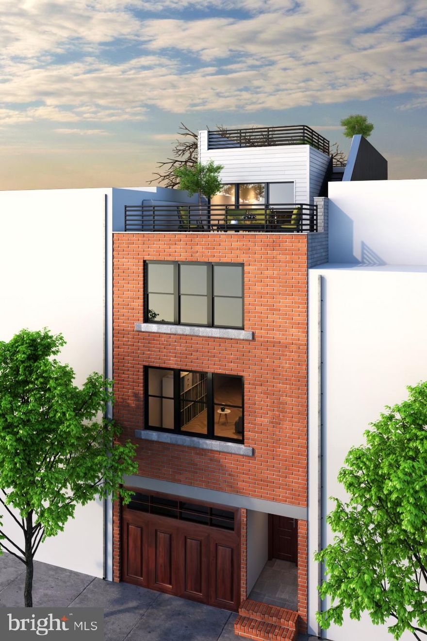 Precisely crafted four-story renovation, practically new construction with a a 2 new story addition in The Graduate Hospital with high end finishes and modern upgrades! If you move quickly, there is still time to pick finishes! This home features 4 bedrooms, 4 bathrooms, 4 outdoor spaces, a 10 year tax abatement, 2-car garage with electric charging station, smart home tech system and over 3,900 sq feet with an abundance of natural light coming through the entire house with an 8'x8' skylight.The second floor offers modern, open concept living with a gas fireplace in the living room and built in speakers. The kitchen includes a Wolf/Sub-zero appliance package, custom cabinetry, quartz countertops, and  huge island that opens up through over sized sliders to an outdoor space perfect for entertaining. The rest of this floor is a dining area and living room with a gas fireplaceUp the stairs are two more bedrooms with ample closet space and accompanying tile bathrooms with the finest Kohler finishes. The master suite has it all with a soaking tub, 60 inch double vanity, radiant floor in bathroom, a massive walk in closet, and option to add a gas fireplace. Additionally, there is a laundry closet located on this floor.On the fourth floor you will find another bedroom, full bath and additional living area with a wet bar and an option to add another gas fireplace. The south facing wall is almost entirely glass that opens up to a big deck and stairs to the upper roof deck with 360 degree incredible views.  Roof deck constructed to structurally and electrically support a hot tub.The first floor includes a tandem, 2 car garage ready to add an electric car charging station. There is a large bedroom, full bathroom and private backyard space with pavers. You will also find extra storage space as well an option to add a second washer and dryer. Smart home package includes video door bell, keyless front door locks and speaker system. This home is within walking distance to Rittenhouse Square, Loco Pez, Ultimo Coffee, Philly Bagels, Pub and Kitchen, Honey s Sit  n  Eat, Target, CVS, Giant Heirloom, Starbucks, Wawa and Schuylkill River Park