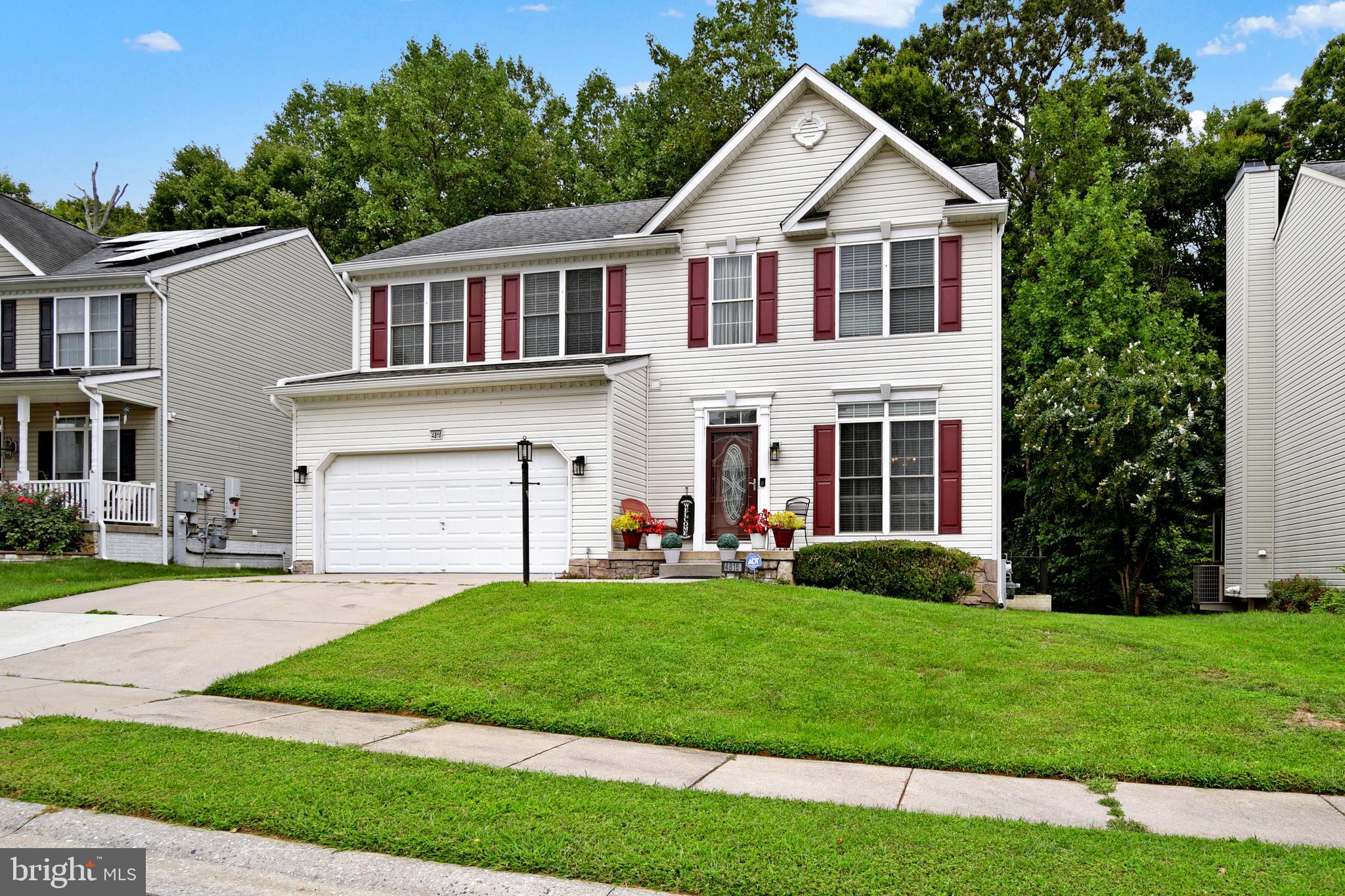 PRICE REDUCTION!!! Step inside this stunning, meticulously-maintained colonial home located in the sought after Seven Trails community. This spacious property boasts 4 bedrooms and 2.5 baths with lots of natural light. The main level features a two-story foyer that leads into a spacious living and dining room, separate family room with gas fireplace, powder room, and large eat-in kitchen with stainless steel appliances and new granite countertops. The slider on the main floor also leads you to an outdoor oasis.  Relax after work or entertain friends on the deck overlooking the yard below while being provided tranquility and privacy by mature trees. After reaching the second level, there is a small catwalk that overlooks the first floor and leads to the 3 guest BRs and guest BA, along with the spacious master suite equipped with cathedral ceilings, his and her closets, and en-suite with corner garden tub, double sinks, and separate shower. The lower level is fully insulated, provides plenty of usable space, and is currently being used as a gym, second office, and storage. Additional upgrades include the installation of a Leaf Guard Gutter System in Feb 22, 75-Gal Hot Water Heater in Apr 23, Granite Countertops in Oct 23, and a new Sump Pump in Apr 24. This property also includes an attached 2-car garage with a private driveway and is located near APG, restaurants, and major commuter routes. Great for entertaining or just enjoying your private oasis. A must see!