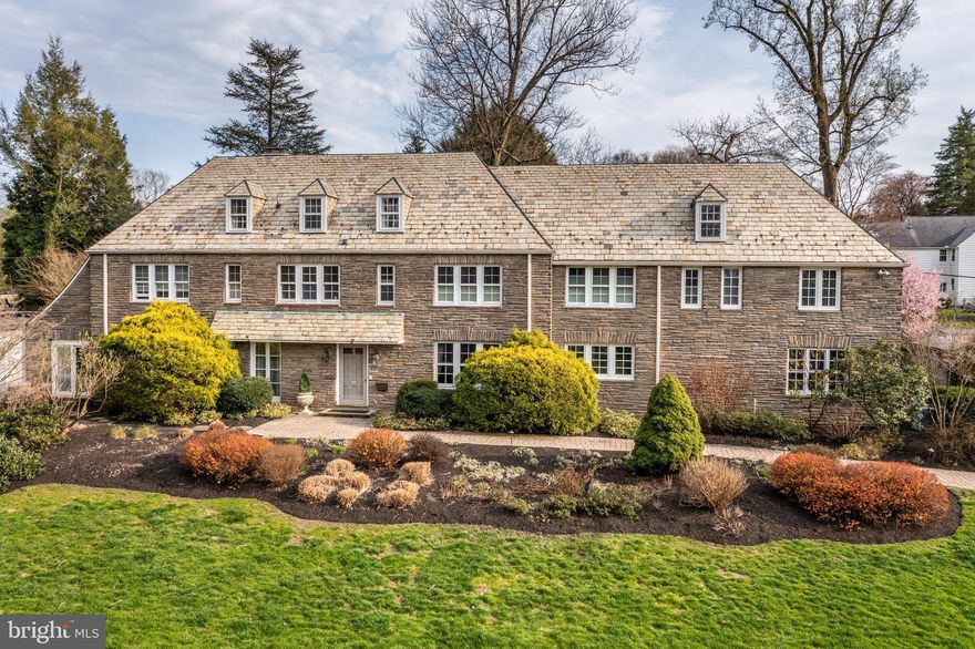 Welcome to this Updated 3 story Colonial with exquisite Pennsylvania Fieldstone exterior. It is in pristine condition and surrounded by mature plantings and custom landscaping. Luxuriously and meticulously maintained, 561 Moreno Rd is located in the highly desirable North Wynnewood neighborhood. Enter the home into a beautiful two-story Foyer which seamlessly flows into the formal Dining Room and the Living Room. The Dining room boasts French doors and gleaming limestone floors. The Living Room has new hardwood floors, large sunny windows, a gas fireplace and various technical upgrades. At the back of the house and off the large patio, there is a heated mudroom which leads to the eat-in kitchen with granite countertops, stainless steel appliances, a center island and cabinets with lots of storage. Also on the first floor is a library/den with custom millwork which connects to a spacious Sunroom with a swim spa, home gym, radiant floors and floor to ceiling California doors that fully open to the outdoor patio. There is a whole house Internet connectivity with multiple hardwired access points.New A/C and sump pump in 2022. 
The 2nd floor features a Master Suite with three walk-in closets and a newly renovated bath with heated limestone floors, blue granite countertops, double sinks, a relaxing soaking tub and a tiled walk-in shower with double shower head. There are 2 additional en-suite bedrooms with built in closet organizers and an in-law suite with its own back stair to kitchen. The spacious 3rd floor has 2 additional bedrooms, full bath, closets and walk-in attic space that is perfect for your extra storage needs. The partially finished basement is ready for family fun with floating floor, powder room, laundry room and access to the outside through new Bilco Doors. 
There is an active Moreno Rd neighborhood community that shares recommendations and has regular summer block parties and other activities.
This house is located in the award-winning Lower Merion School District (*Choice of Lower Merion or Harriton) within walking distance to the charming towns of Narberth and Wynnewood which include restaurants, shopping, a library, movie theater, train stations and more.

OPEN HOUSES CANCELLED