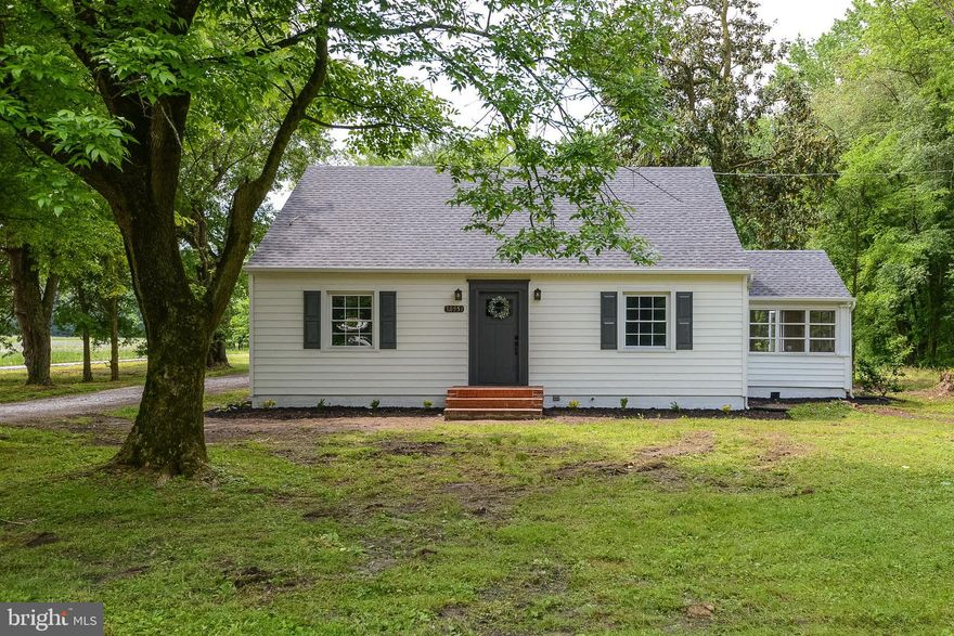 **Delmar School District**Stunning spacious remodeled 4 Bed 1.5 Bath home nestled on private lot in Delmar, MD.  LIKE BRAND NEW, featuring stainless steel appliances, quartz counter tops, tiled flooring, custom built shelving in kitchen, LVP throughout, tankless water heater, brand new roof & HVAC!  Home also includes a HUGE outbuilding with 2 bays, surplus of storage space and endless possibilities.