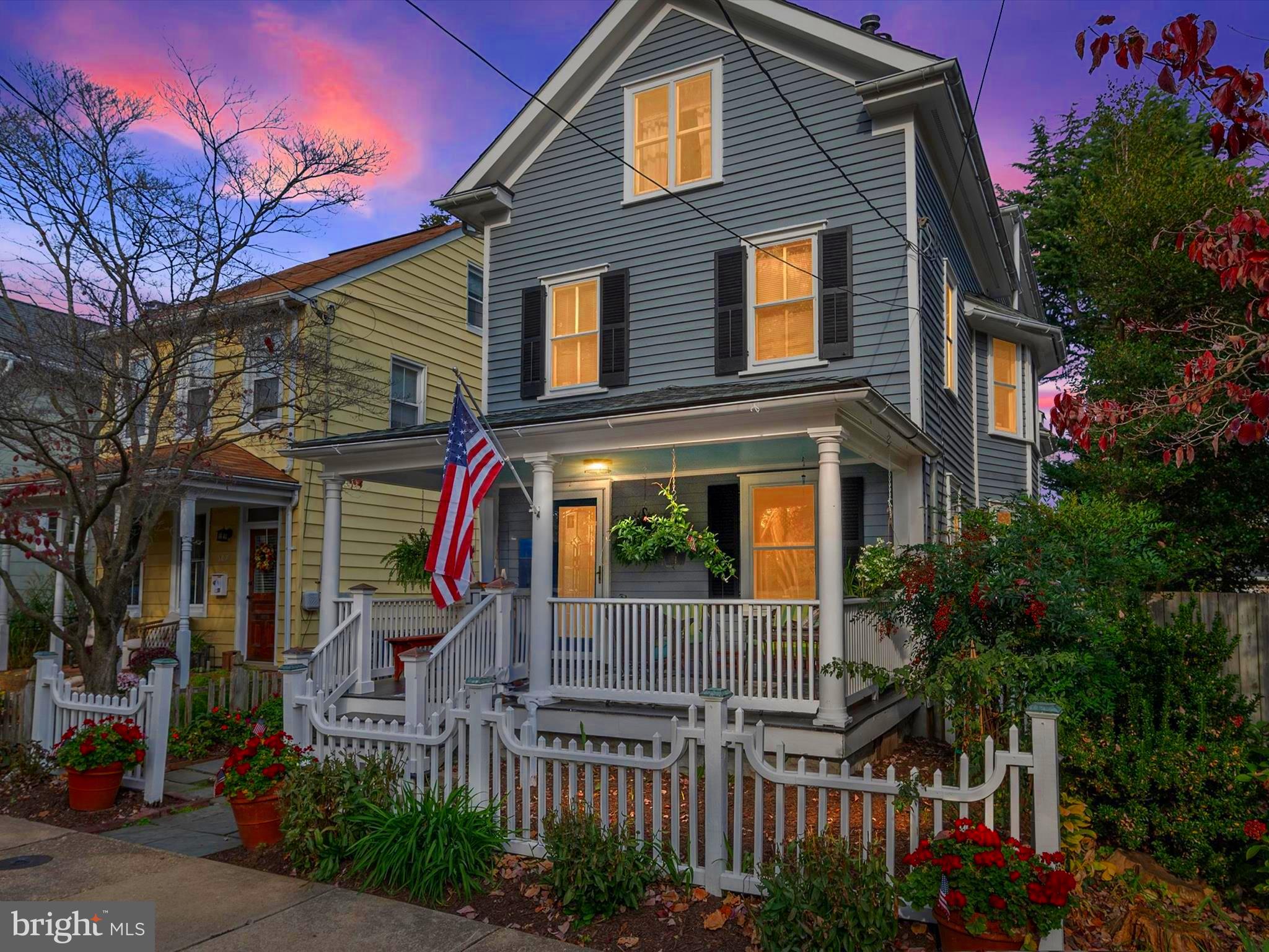 This epitomizes the quintessential Eastport lifestyle. You'll find a charming home brimming with character, complete with a spacious front porch for people-watching and all the essential comforts of living.
Inside, you'll be welcomed by hardwood floors throughout, a double-sided wood fireplace that divides the living room and dining room, and a generously sized eat in kitchen. The family room has plenty of natural light and a cozy gas fireplace. The rear deck provides access to a beautifully landscaped yard with the option for off-street parking.
The primary bedroom has brand-new carpeting and an elevated deck, perfect for enjoying your morning coffee. The third-floor areas also feature new carpeting. In addition, there's a full unfinished basement, with second outside entrance, offering ample storage space and washer/dryer.
A one year home warranty is included for your peace of mind. New roof in 2023, 2 new A/C units, and new furnace.
The location is fantastic, with the convenience of walking to downtown Annapolis, street-end parks, marinas, and a variety of restaurants. Property can also be accessed by the rear alley.
Don't miss this opportunity to live the Eastport lifestyle !!!