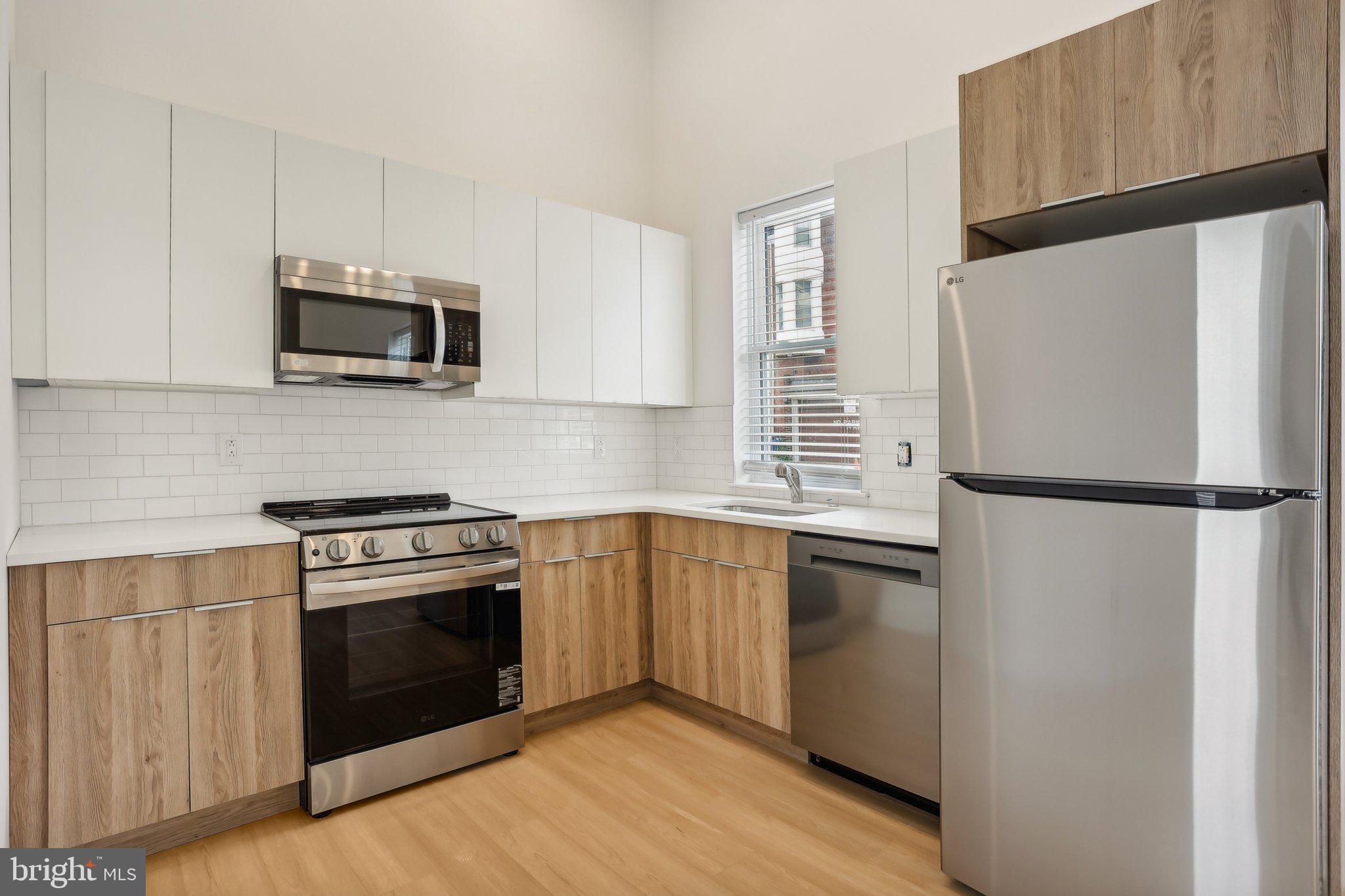Available 10/1
Welcome to Nova Commons at 3952 Lancaster Ave! This stunning, brand-new building is conveniently located along the fastest growing corridor of University City and features 15 beautiful residential units. When you enter, you are greeted with an abundance of natural light flowing through the windows in the open-concept kitchen and living space. The kitchen is equipped with tons of white and wood cabinet space for storage, modern subway tile backsplash, stainless steel appliances (including dishwasher for ease), and gorgeous hardwood flooring throughout. The ample living area hosts the large windows and plenty of space for your furniture and/or home office space. The bedroom will comfortable fit a queen sized bed and offers massive closet space! The stunning bathroom features white and gray marble tile in the tub/shower combo beautifully accenting the white and gray finishes throughout this space. The building also offers a secure mail & package area for tenants and keyless entry! Conveniently located to Drexel U and all U-City has to offer.
Lease Terms: Generally, 1st month and 1-month security deposit are due at, or prior to, lease signing. Other terms may be required by Landlord such as last month’s rent upfront. $65 application fee per applicant. Tenants are responsible for: electricity, gas (if applicable), cable/internet, and a $10/mo technology fee. Water is a flat monthly fee of $60. $25 service fee plus cost of the air filter will be charged quarterly for routine air filter replacement. Additional fees or requirements may be applicable for units with Homeowners or Condo Associations. Landlord Requirements: Applicants to make 3x the monthly rent in verifiable gross income, credit history to be considered, have no evictions within the past 5 years, and must have a verifiable rental history with on-time rental payments. Exceptions to these criteria may exist under the law and will be considered. Cosigners will be considered.
*Price reflects the net effective rent after a 2-week credit is applied at $1,200/mo.
*Pets are conditional on the owner’s approval and may require an additional fee if accepted.
*Photos of a similar unit. Finishes may very.