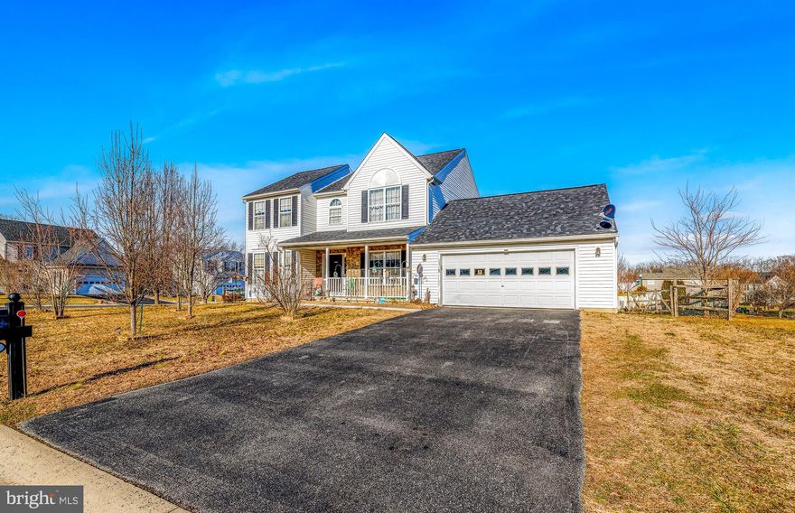 Welcome home to the largest floor plan in the community, set on a desirable corner lot with an oversized garage and a fully finished basement featuring a 5th bedroom (no closet).

Step inside to a bright, spacious layout designed for everyday living and entertaining. The kitchen features ample cabinetry, durable tile flooring, and a sunny breakfast area with abundant natural light. Enjoy the open concept connection between the kitchen and family room, where vaulted ceilings with skylights and a gas fireplace create a warm, inviting space. A formal living room and formal dining room complete the main level, providing flexible space for hosting, working from home, or creating a sitting room.

Upstairs, the owner’s suite features a cathedral ceiling, a large walk-in closet, and a private bath with a comfort-height dual vanity, stall shower, and relaxing garden tub. Three additional bedrooms are generously sized and share a convenient hall bath.

Outside, you will love the large, fenced yard, complete with a storage shed, plus a welcoming front porch and a back deck that’s ready for cookouts, morning coffee, and summer evenings.

Major updates add peace of mind, including a brand-new roof, brand-new HVAC system and furnace, hardwood flooring, and kitchen tile. Schedule your private tour today.