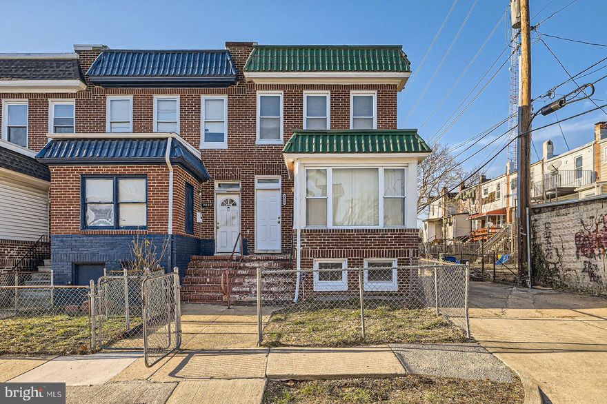Welcome to this  light filled newly renovated end-unit rowhome  located in Baltimore City.  The large  main level is perfect for relaxing or entertaining. The sun room off the living room is ideal for a home office or bonus living space. The kitchen has modern  granite counters and stainless appliances.  The second floor has 2 spacious bedrooms and an updated full bath.  A  partially finished basement  with recessed lighting  offers  space to create an additional room—perfect for a gym, or extra living area and plenty of storage options.  Rear fenced yard is just waiting to host a cookout! Conveniently close to public transit, this home is ideal for  those who enjoy city living with easy access to all the best amenities Baltimore has to offer.  All occupants over 18 must complete an application.