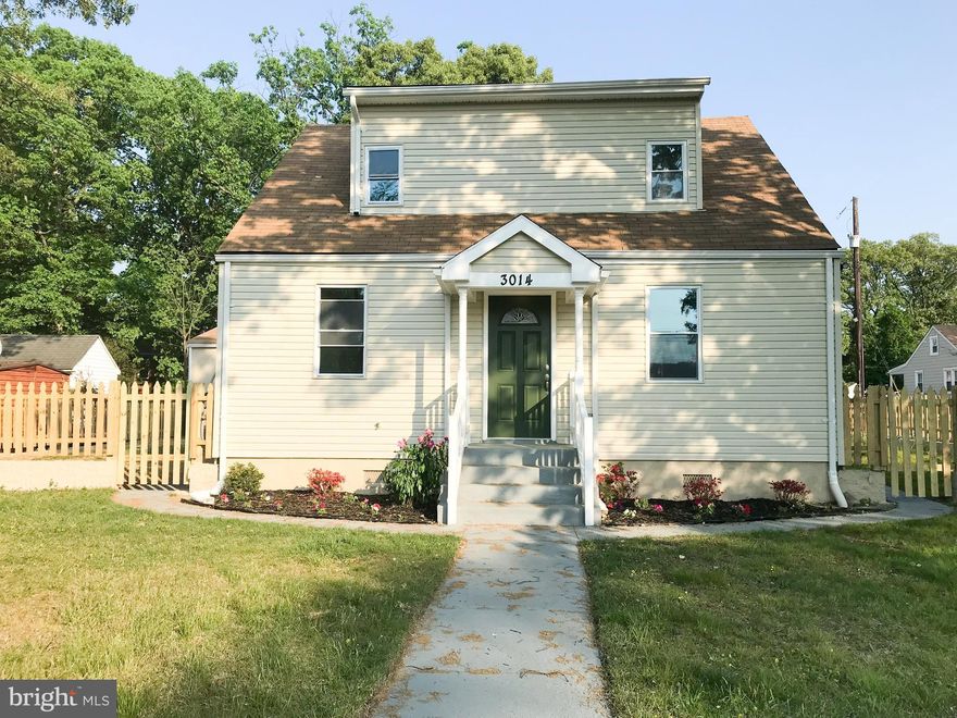 Great renovated corner house near 495, metro & walking distance to shopping center. New roof & siding. Fully remodeled kitchen with granite countertop, large cabinets & SS appliances. 3 remodeled Full BAs. Large LR & Sep DR w new hardwood floors & recessed lights. All new windows. New HVAC system & washer/dryer. Nice fully fenced leveled lot w new large driveway & huge detached garage. Much more !