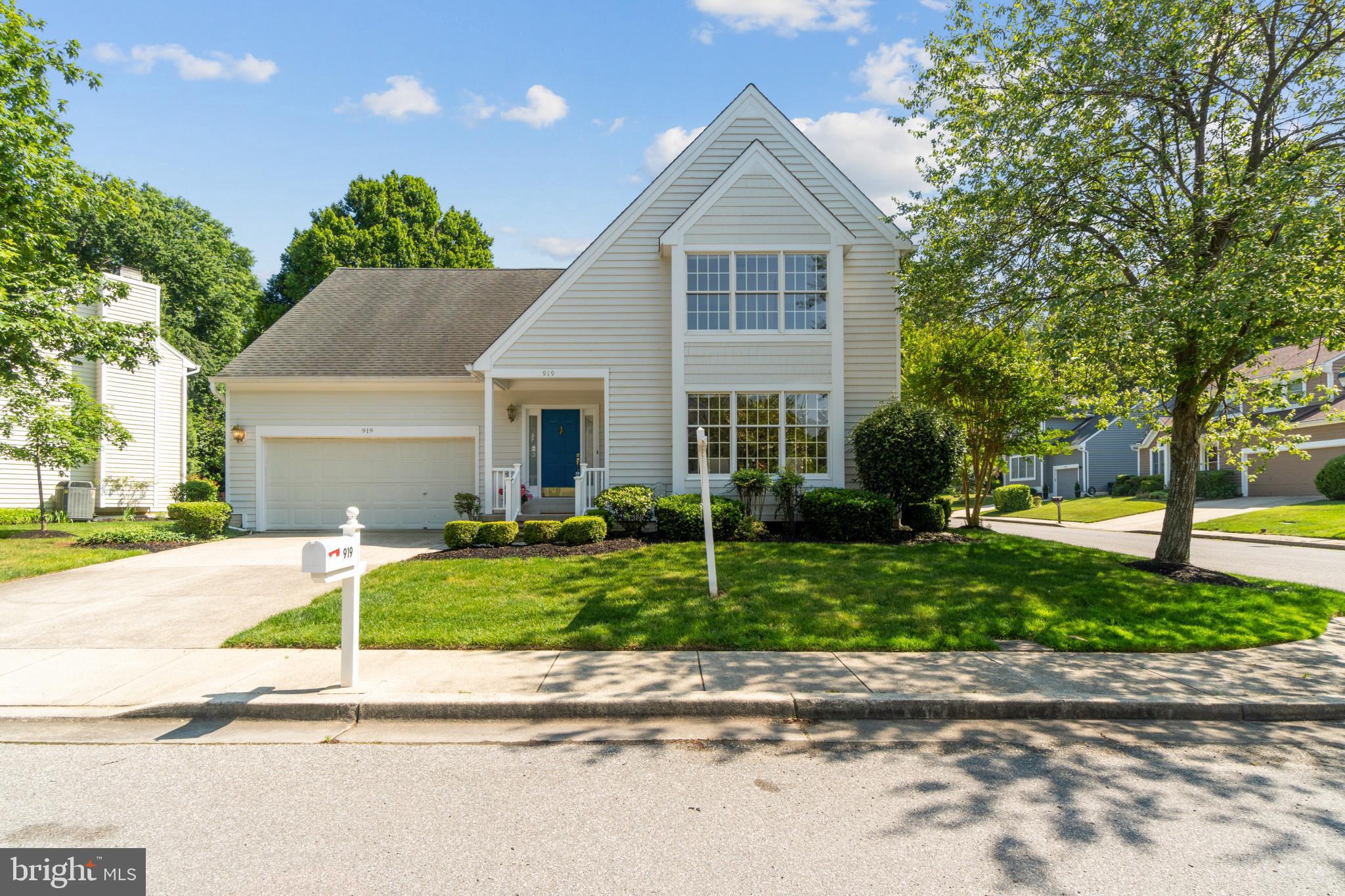 Welcome to this exquisite home nestled conveniently close to downtown Annapolis and Eastport. This former four bedroom model home with 2 car garage is most likely the largest house in Ambridge on a corner lot. The home has been freshly painted and carpeted and is situated on a nice corner lot in this premier community with downtown Annapolis in one direction and Quiet Waters Park in the other. Features include over 3,500 square feet on all three levels and 2,400 + finished square feet on first and second level. (The two car garage is not included in the 3,500 square feet.) Floor plans are attached. Sunny open floor plan featuring large kitchen with white cabinetry, granite and pantry, plus stainless steel refrigerator (8/2023, $2,400). Family room has wood burning fireplace and custom built-in cabinetry. Dining room also has custom built-in cabinetry with bump out window and newer chandelier. Hardwood throughout first level. Two level foyer. Large upper level features an open sitting area with skylight leading to four bedrooms including primary bedroom and bath. Fully unfinished lower level offers 1,100 square feet and awaits your finishing touches. Will sell some furniture upon request. Easy access to commuting routes to Baltimore, Washington D.C., and/or Fort Meade. Newer HVAC system (2021), irrigation system, and security system. Owner Agent. There is no sign on the property. MDAA2123566 is the for lease listing for this property.