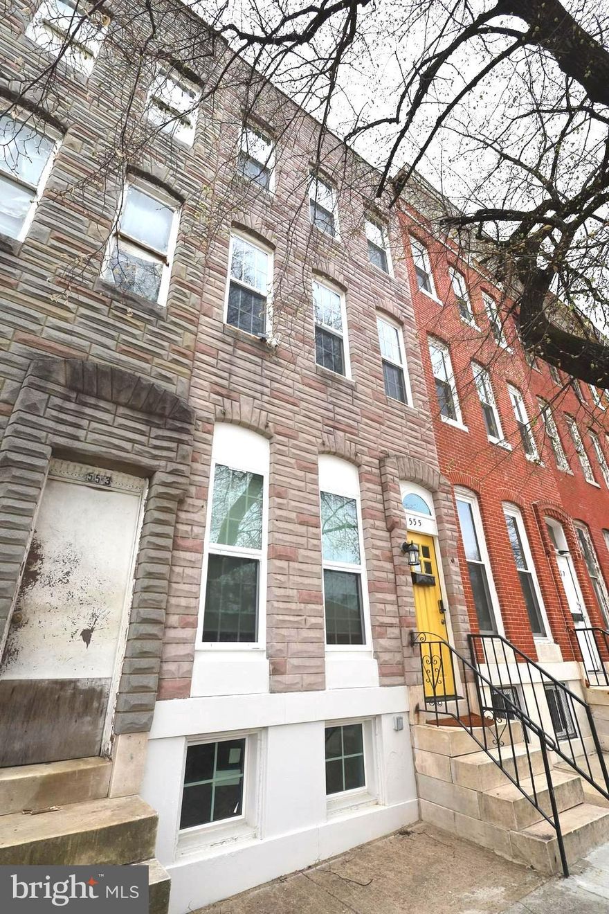 Now available for rent: 555 Presstman Street, a fully renovated 4-bedroom, 2.5-bath rowhome offering modern comfort and style in the heart of Baltimore. This beautifully updated home features central A/C and heating, brand-new appliances, luxury vinyl plank flooring, and a bright open layout. The kitchen is equipped with quartz countertops, double wall ovens, and timeless shaker-style cabinetry, flowing into a spacious dining and living area perfect for everyday living. Upstairs, you'll find four well-sized bedrooms and two full bathrooms, including a private ensuite in the primary suite. Step outside to a private rear deck and fully fenced backyard—ideal for relaxing, entertaining, or enjoying outdoor space with pets. Located just minutes from Druid Hill Park, the Penn North Metro, and downtown Baltimore, this home offers convenient city living with modern finishes throughout.