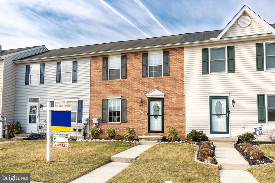 ** OPEN HOUSE ** Sunday 3/30 ** 12-2pm  **

A beautifully updated and turn key 3 bedroom 1.5 bath townhome located in the well established community of, Apple Grove.

NO down payment required and 100% Financing Eligible - Updates include: New LVP Floorings, Recessed Lighting, Professionally Painted, New Kitchen Stove and Overhead Microwave, Interior Doors and Trim, completely remodeled main level half bath & upper level full bath.

Fenced In backyard with oversized deck. Master Bedroom with a walk in & standard closet. Unfinished basement for extra storage or potential to finish for additional living space. Community offers walking paths, park and ball fields. The home is conviently located to The City of Littlestown, mins from Gettysburg and the MD Line.