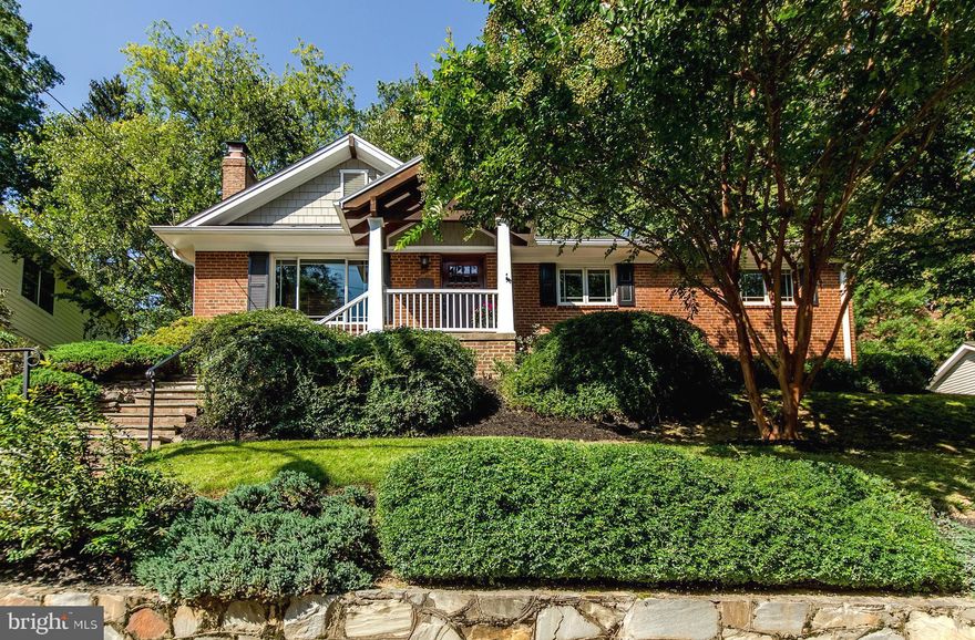 High End Remodel and Renovations Inside and Out!  Sellers have invested approximately $375,000 in upgrades and updates to the home.  The welcoming Craftsman inspired exterior transformation complete with covered front porch is just the beginning. Step inside to find open and airy, light, bright living spaces. The sweeping “open concept” living, dining and reconfigured high end kitchen remodel is sure to please.  As you tour, please notice the 3 gorgeous on-trend bath renovations, Anderson replacement windows throughout, gleaming hardwoods, cozy fireplace, fixed stairs to attic storage, young systems with big ticket items replaced, and a fully finished lower level complete with Super Bowl party sized rec room with wet bar, fridge & icemaker, storage/workshop/hobby room and a beautifully executed 2nd owner's suite with lux spa bath and walk-in closet.  All sited on a 12,621 sq ft (.29 acre) lot with detached garage, commanding views, extensive deck, fenced herb garden, multiple nature perches and bucolic backyard setting practically bordering Gulf Branch Nature Center and park.  Close by you will find extensive trail heads accessing Potomac Overlook Regional Park, the Taylor Nature Center, bike trails and Donaldson Run Pool and Rec Center.  Enchanting woodland setting “oh so close” to both Chain Bridge and Spout Run for gorgeous year round commuting over the river and through the woods!