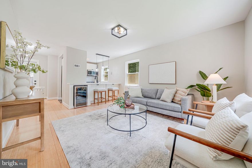 Tucked on a quiet street just moments from Columbia Pike, The Westmont Classic is a 2 bed, 1.5 bath semi-detached home that blends thoughtful updates with everyday comfort - without the hassle of an HOA. The open-concept main level features a renovated kitchen with a breakfast bar, updated appliances (new fridge in 2020, oven and microwave in 2023), and seamless flow into the sunlit living area. Upstairs, two spacious bedrooms offer room to unwind, while the fully finished lower level (2020) adds flexibility with a new half bath and bonus living space. Step outside to enjoy the fenced backyard and custom patio (2020), ideal for entertaining or relaxing. Additional upgrades include recently replaced windows throughout (2019), a new HVAC and hot water heater (2022), relined flue (2022), and brand-new electric panel and keypad entry (2025). All of this just blocks from shops, dining, parks, and commuter routes.