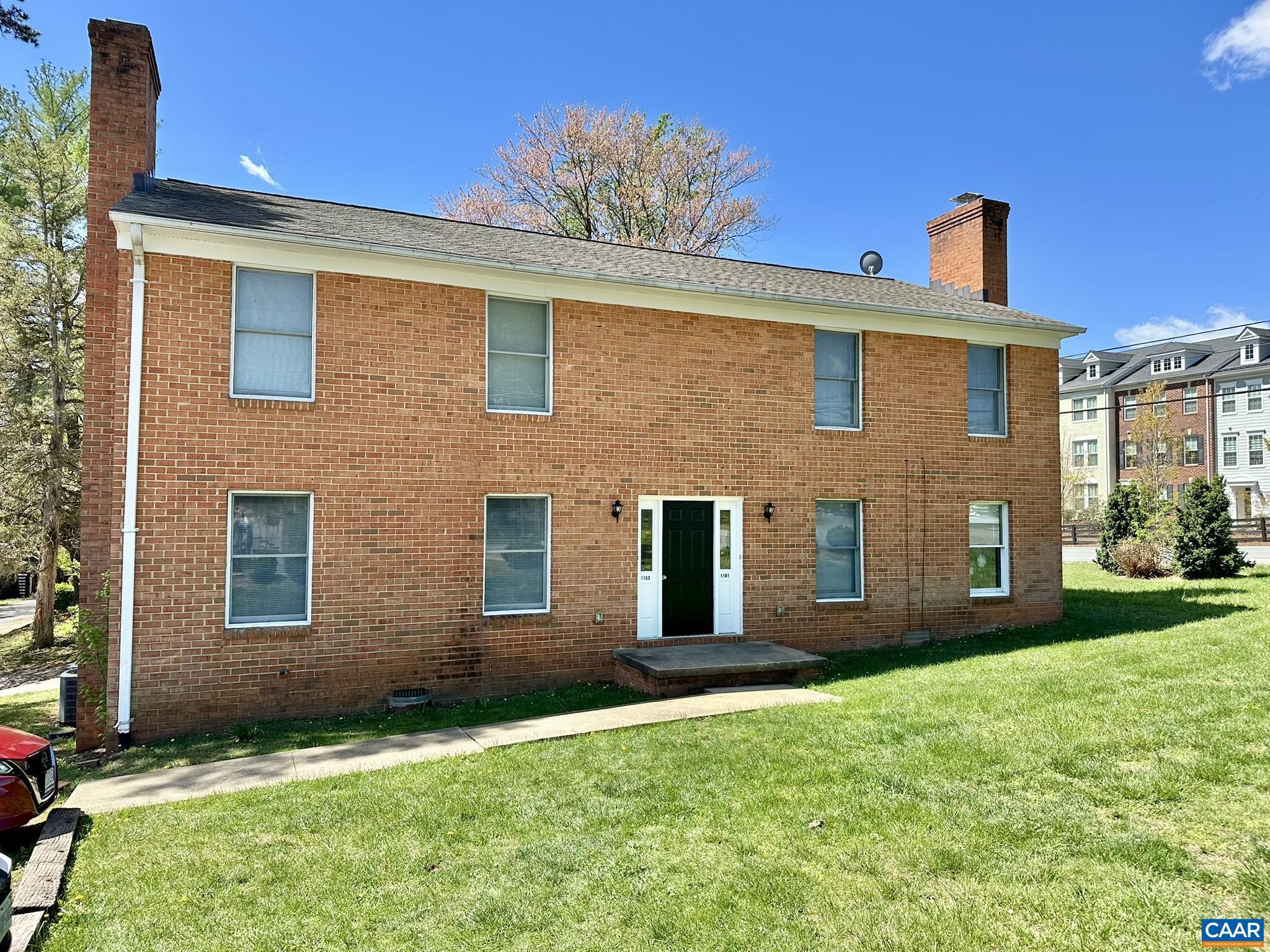 Great Investment! Listed Below Recent Appraisal of $520K- Prime Location with Lots of Potential! Spacious Duplex with 3 bedroom/1.5 bath units. Wood Fireplaces, Large Rooms, Some Updates on 1103 with LVP flooring, updated lighting. 1101 has updated lighting. Heat Pumps, Dishwashers, WD Hook Ups, Off Street Parking,Wood Cabinets