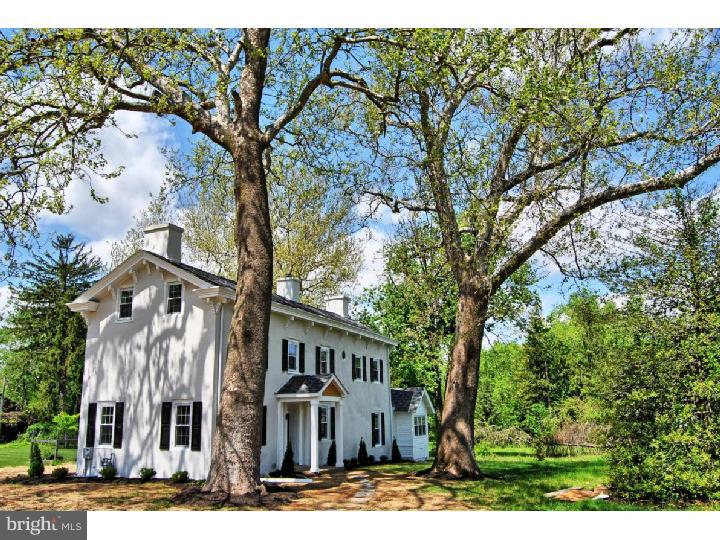 Incredible Price Reduction! Don't Miss This Opportunity to be a part of history! Presenting the "Spencer House" Circa 1760 in Historic Ivyland Boro. First time offered completely restored to the highest quality by Webb Building Group with the ultimate attention to detail. Step back into time as you enter through the Covered front porch and into the living room with original hardwood flooring brought back to it previous luster. This room features spacious living area with High ceilings and deep set windows and period fireplace.This room is filled with light streaming through the brand new high quality trim line wood windows and newly installed hi hat lighting. A brand new powderroom has been created with granite counter, cherry cabinets and ceramic tile floor. As you proceed through to the large diningroom with original built in cabinetry, restored hardwood flooring, and original walk in fireplace you will imagine the fine dining that took place in this room. From the Diningroom you have access to the brand new 26 x 15 blue stone covered patio with a water feature using the original well on the property. Enter the patio by one of 2 original doors with period hardware either from the Dining room or the large new kitchen.  As you enter the beautiful new eat in kitchen you will notice the Cathedral ceiling with new ceiling fan, hi hat lighting, plus new Hardwood flooring, lovely 42 inch Cherry cabinetry , granite counters and high efficiency stainless steel appliances with Gas cooking. An original built in breakfront has been saved to add to the old time feel to this wonderful spacious room filled with light. The 2nd floor is reached by one of two pie staircases. A large master bedroom with gorgeous restored flooring and high ceiling with new hi hat lights, is set apart from two other good sized bed rooms.  This floor features a brand new fabulous bath with claw foot tub,  vanity with granite top, & wonderful tiled shower with frameless glass shower enclosure and ceramic tile flooring. Move up to the 3rd floor with a 4th bedroom or quiet sitting or work area. The third floor also features floored attic space which provides great storage. This historic property is part of the history of Ivyland boro. This lovely home blends the best of both worlds. The builder has approved plans if the buyer desires to have a 2 car detached garage built in the future. The Seller would welcome the opportunity to discuss the evolution & restoration of this home.