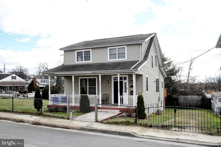 Move in Ready. 
 Home is in excellent condition. Newer appliances. Hardwood floors throughout the main and second level, spacious living room, kitchen has pantry with  granite counters & ample cabinet space, separate dining area, rear sunroom with full bath, upper level has 3 large bedrooms & full bath with double sinks, full unfinished basement for storage, back deck and fenced in spacious yard. No smoking.  Excellent credit.