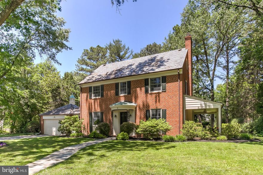 Beautifully sited on one of the largest lots (.61 acres) in the coveted Orchards neighborhood is this classic brick 5 bedroom, 3.5 bath Colonial with attached 2 car garage. A gracious center hall anchors the light filled rooms, which all flow seamlessly to the private and serene outdoors. Bright eat in kitchen, new luxury master bath and updated furnace & windows are just a few of the highlights of this outstanding property. Welcome Home!