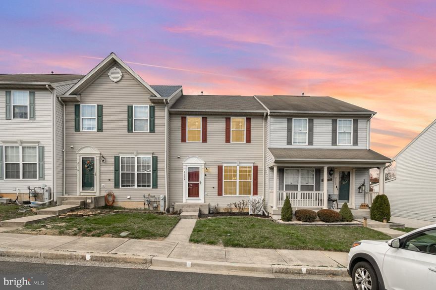 DREAM BIG!!  Move in ready opportunity in this beautifully updated  3 bed, 2.5 bath townhome located in the Constant Friendship community. This home blends modern updates with comfortable living. Step inside to the new flooring throughout the main level, fresh paint and a renovated kitchen featuring upgraded countertops, cabinets and backsplash.  There is a kitchen island, with all stainless steel appliances, and ample cabinet space.  The open and spacious family room flows to the outdoors through slider doors leading to the private deck and fenced in back yard.  Upstairs there are three bedrooms with 2 full renovated bathrooms with modern finishes. The fully renovated basement adds even more living space ideal for a recreation room, additional bedrooms, home office or lounge area. Major systems have been updated including a new roof and HVAC in 2020. The washer and dryer has also been recently replaced.