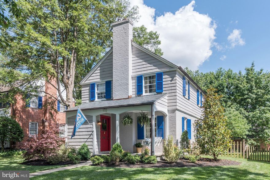 True perfection! Do you appreciate exacting design, meticulous materials selection and precision craftsmanship? Lovely - then you'll absolutely adore every square foot of this handsomely appointed Homeland jewel! Let's start at the TOP (literally): a NEW 100-year slate roof; months-young Upper Level Bath renovation; hardwood floors refinished where existing and added where needed; 2-yr young stainless Kitchen applcs; expansive bluestone rear patio-bluestone front porch; COMPLETELY overhauled Lower Level that now features a rustically chic Family Room w/ natural slate flooring, Euro-style "Wet Room" full bath/wash room and a full perimeter drain system/sump pump; new sewer line....and even more!  Photos are not enough - you must see for yourself.