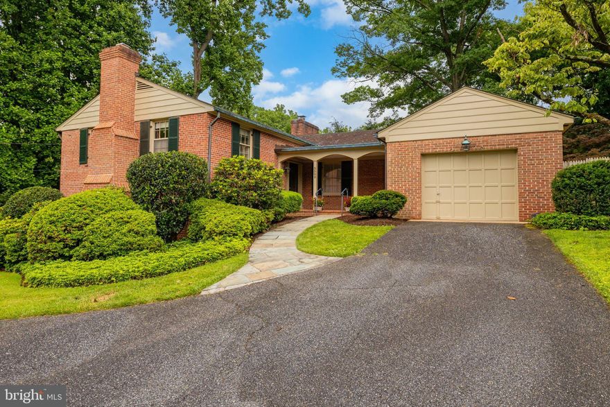 Welcome to 3502 Dunlop Street! Ideally sited in The Hamlet, this recently renovated and refreshed sun-filled home is a must-see for anyone looking to live in Chevy Chase. Featuring four bedrooms, three full baths, and an attached garage across over 3,000 SF, this home is a move-in ready dream with expansive rooms, high ceilings, large windows, abundant storage space, and extensive list of recently completed updates. The entire house’s interiors and exteriors were recently repainted with decorator colors, in addition to fully refinished hardwood floors on the main and upper levels and electrical upgrades throughout. On the main level, the gourmet kitchen features a brand-new dual-fuel gas range and upgraded gas service, new stainless-steel appliances and backsplash, freshly installed flooring, and rewired kitchen electrics. The bright and spacious living room showcases a centerpiece fireplace with a newly fitted granite hearth, leading into a separate tranquil sunroom just across from the dining room. The upper level of the home consists of the primary bedroom with en-suite full bath, and two closets. Two additional bedrooms are located on the upper level, each with abundant closet space and sun-streaming windows, as well as a full hall bath with tub. The lower level of the home includes the fourth bedroom, full bath, spacious recreation room with an additional fireplace, laundry and utility rooms, and a cedar walk-in closet. Two substantially sized storage rooms can also be found on the lower level. In addition to a brand-new Carrier gas furnace and HVAC system, all new 10-year smoke and carbon monoxide detectors have recently been installed. The home’s exterior features a recently sealed circular driveway and attached garage, offering plenty of parking and additional storage space. Lush, mature landscaping extends throughout the front yard to the back, where you’ll find a beautiful stone patio and rear retaining wall, charming playhouse, and detached shed. Just over a half mile away from Meadowbrook Park and Rock Creek Trail, and downtown Bethesda close by, 3502 Dunlop Street is perfect for anyone looking to live in The Hamlet. Close to major commuter routes, including the Red Line and future Purple Line.