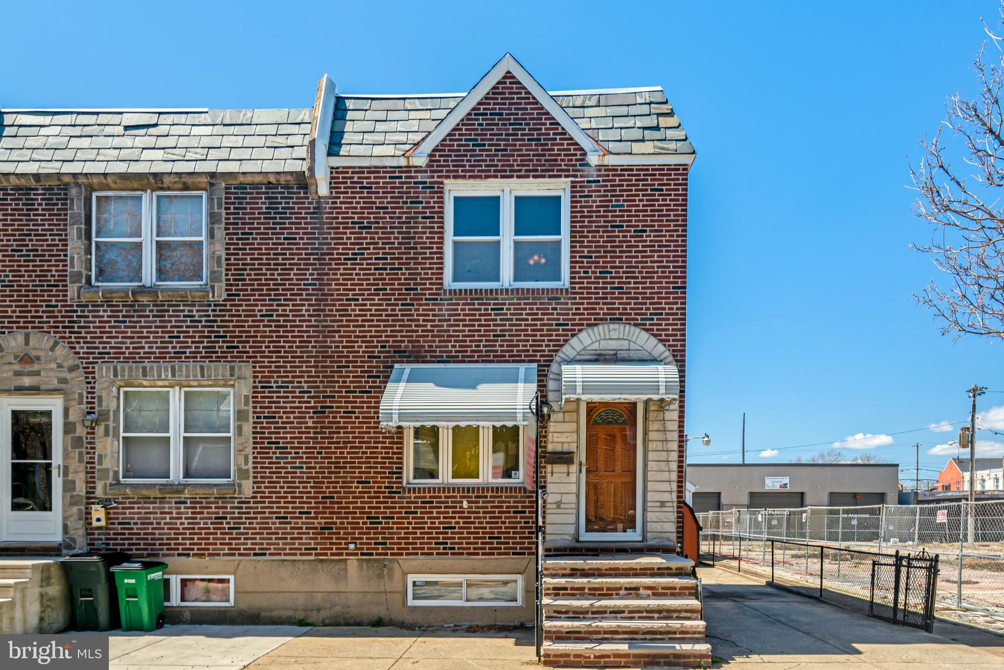 Welcome to your new home, complete with hardwood floors throughout and plenty of South Philly charm! Your living space has plenty of bookshelves to your right. Continue through to the dining room, which is also open to the kitchen. The dining room has extra cabinet storage on the wall. The kitchen has all stainless steel appliances and plenty of cabinet space. There is a deck off of the dining room that leads to the spacious backyard, with an above-ground pool that can be converted into a hot tub! There is a large patio as well, with a high fence for privacy, perfect for entertaining. The shed is great for additional storage space, and is included with the house.
Upstairs, you will find two spacious bedrooms and one full bathroom. The bathroom contains a large linen closet for all your storage needs. Each bedroom has a ceiling fan, and plenty of closet space.
Downstairs, you'll find one more bedroom and full bathroom, perfect for guests. This space is currently being used as an Airbnb, and it has its own separate entrance in the rear of the home. The basement also contains your laundry area, with full size washer and dryer tucked away.
There are 3 parking spots in the driveway to the right of the home.
Schedule your appointment today!