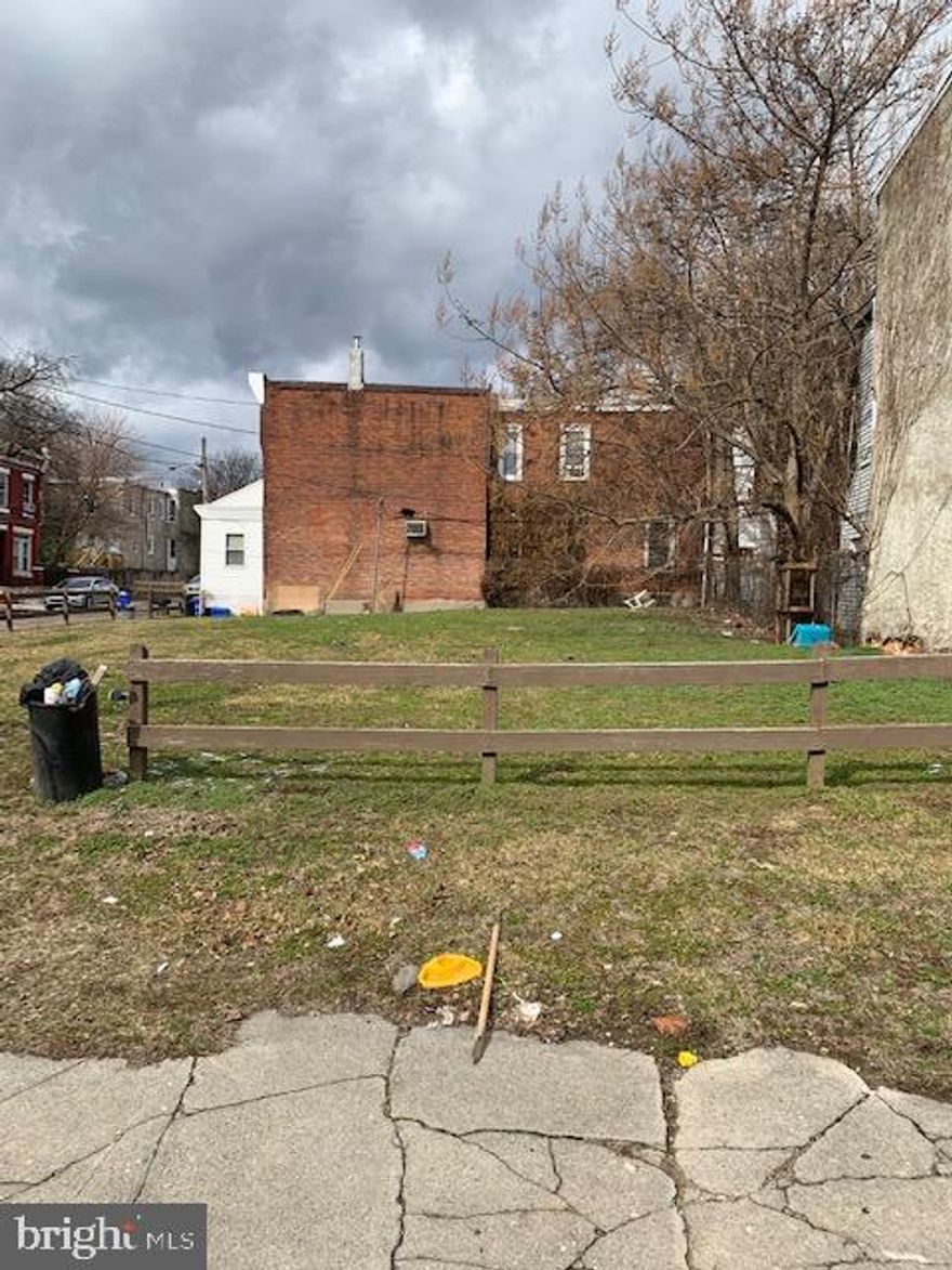 Large 14.83' X 91' infill lot in Overbrook prime for development.