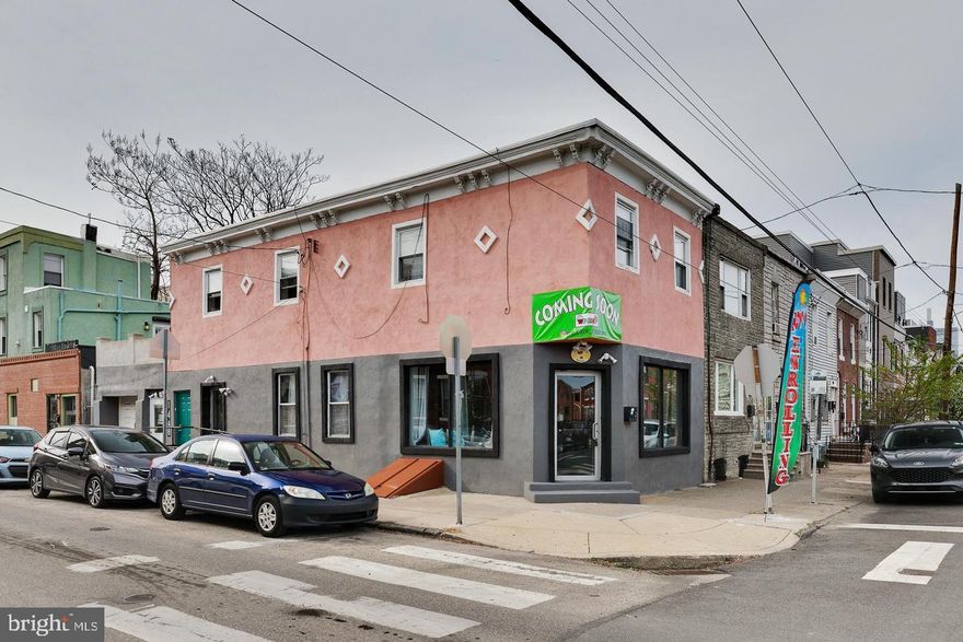 Prime location mixed-use duplex at the corner of 17th & Dickinson.

Zoned CMX-1 and located on an 18’ x 62’ corner lot, this property offers separate entrances for the commercial and residential spaces along with south- and east-facing exposure that fills both units with natural light.

The ground-floor commercial unit is currently occupied by a daycare and is well equipped with large storefront windows, an ADA-compliant bathroom, kitchenette, and a brand-new HVAC system. The rear garage has been converted into an additional playroom and can easily be restored for off-street parking. The commercial space also includes private access to the full basement for storage and is leased through January 14, 2027.

The upper-level residence is a 2-bedroom, 1-bath apartment featuring central air, in-unit washer and dryer, and a private deck. The unit is leased through June 30, 2026 and benefits from a strong rental history and consistent demand.

With long-term leases in place, flexible zoning, and a prominent corner location, this property presents a compelling opportunity for investors seeking stable mixed-use income.

Book your showing today.